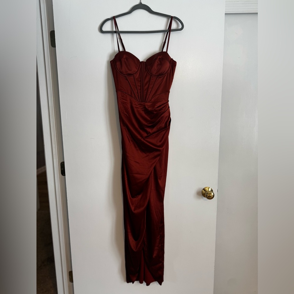 Windsor Burgundy Gown